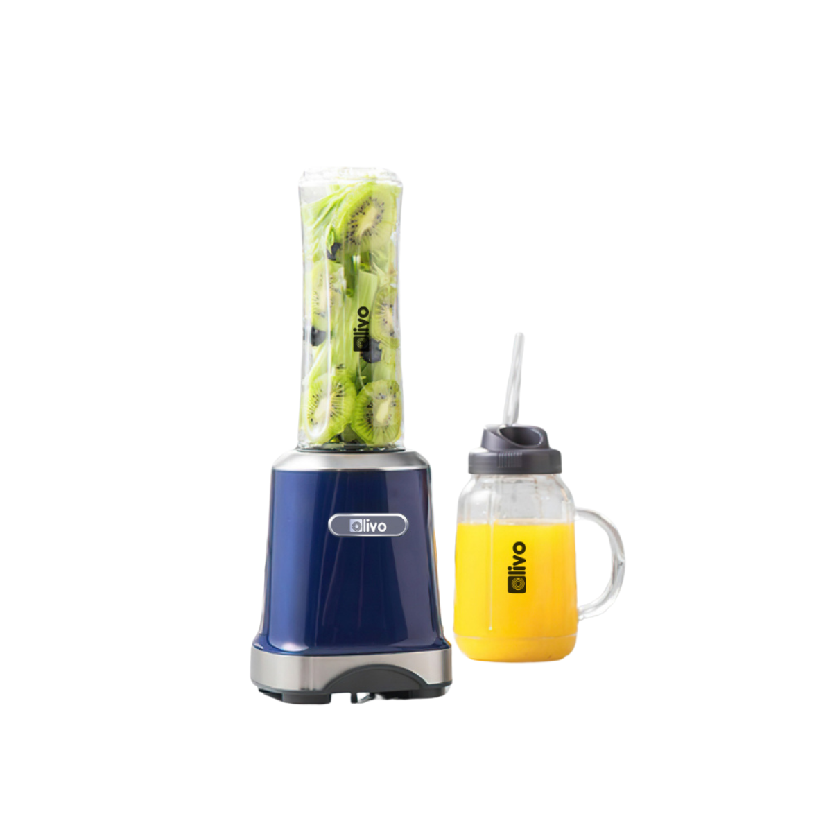 Máy Xay Sinh Tố OLIVO MB300 – 2 Cốc Linh Hoạt – Xay Đá Bào, Sinh Tố, Smoothie – Dung Tích 600ML